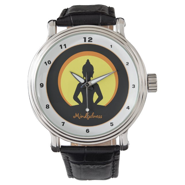 Montre Mindfulness & Meditation Design Watch (Bouddha) (devant)
