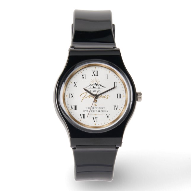 Montre Minimalist Motivational Wrist Watch (Recto)