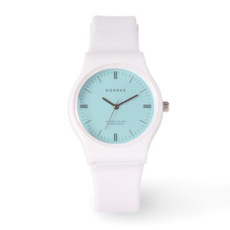 Montre Minimaliste Blush Élan - Bleu Poudré