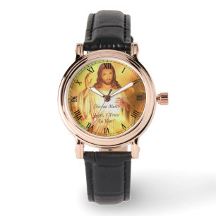 Montre Miséricorde divine Jésus, J'Ai Confiance En Toi