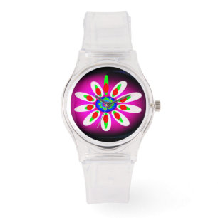 Montre Mode de fleur de Digitals