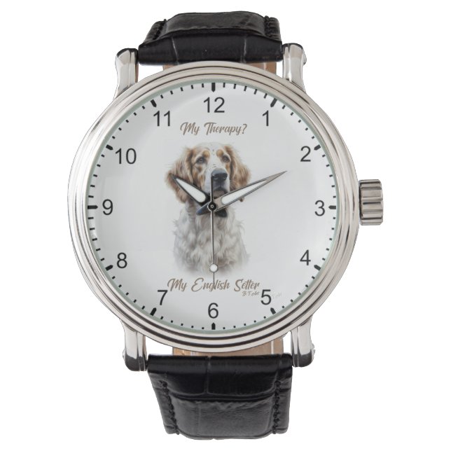 Montre Mode de vie Setter Anglais (devant)