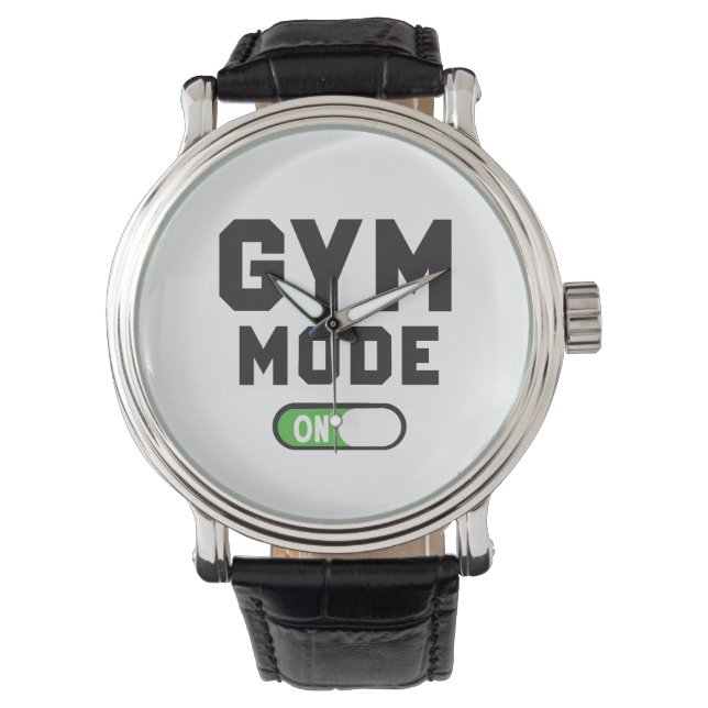 Montre Mode Gym - Entraînez-vous fort, restez fort (devant)