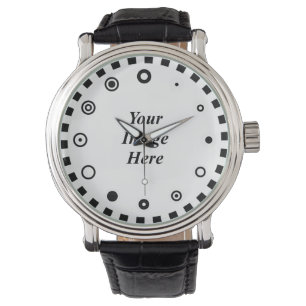 Montre Modèle blanc (face binaire) par Kenneth Yoncich