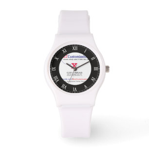 Montre Modèle cadeau personnalisé blanc