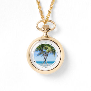 Montre Modèle de photo ronde personnalisée DIY