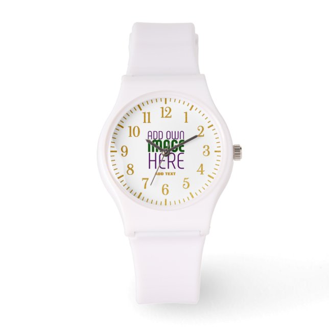MONTRE MODÈLE DE TEXTE D'IMAGE BLANCHE SIMPLE MODERNE (Recto)