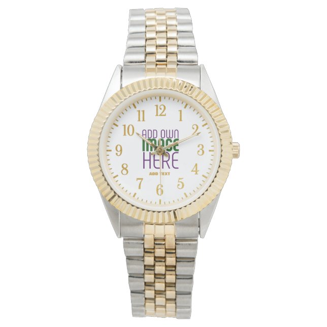 MONTRE MODÈLE DE TEXTE D'IMAGE BLANCHE SIMPLE MODERNE (devant)