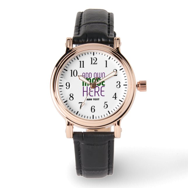 MONTRE MODÈLE DE TEXTE D'IMAGE BLANCHE SIMPLE MODERNE (Recto)
