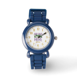 MONTRE MODÈLE DE TEXTE D'IMAGE BLANCHE SIMPLE MODERNE