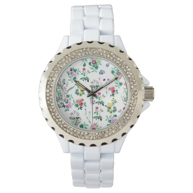 Montre Modèle floral clair (devant)