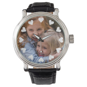 Montre Modèle photo Mignonne Chiffres Coeur Simple Chic