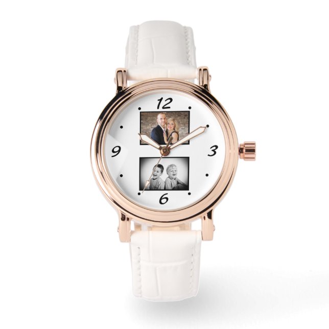 Montre Modern Family Keepsake 2 Photo Collage Woman (Recto)