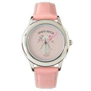 Montre Modern Pastel Pink Bunny
