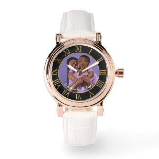 Montre Modern Personalized Love Message Gift Custom Photo
