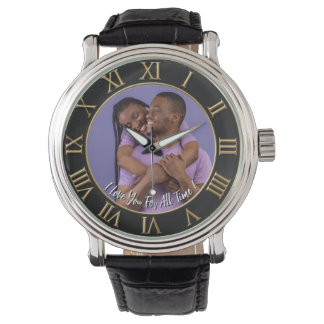 Montre Modern Personalized Love Message Gift Custom Photo