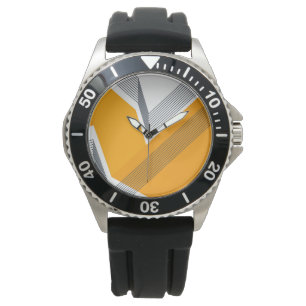 Montre Moderne, cool, tendance, urbain, art géométrique s