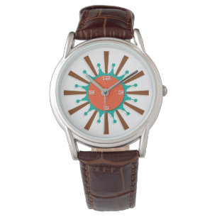 Montre Moderne Du Milieu Du Siècle - Spokes Graphi