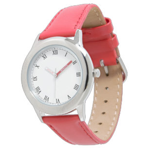 Montre moderne en acier inoxydable pour enfants en