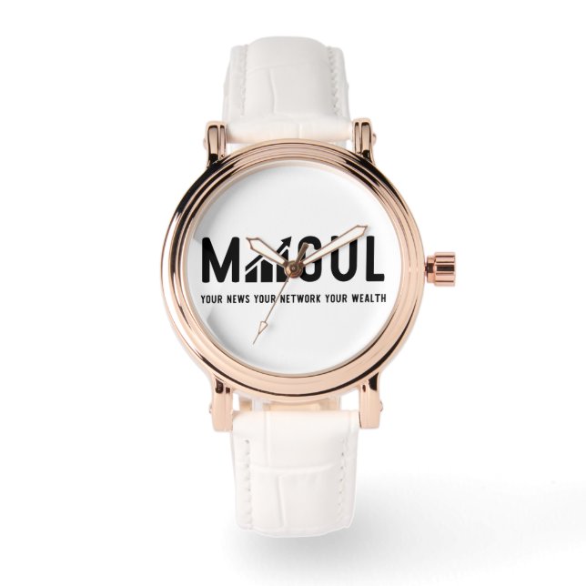 Montre MOGUL WATCH dames or rose (Recto)