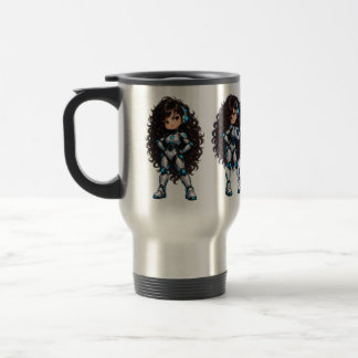 Montre-moi - Tasse de voyage pour filles robots IA