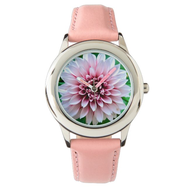 Montre Mon Dahlia Junior Chérie en rose ! (devant)