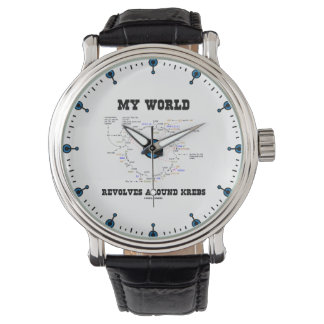 Montre Mon monde tourne autour de Krebs Humour de biochim