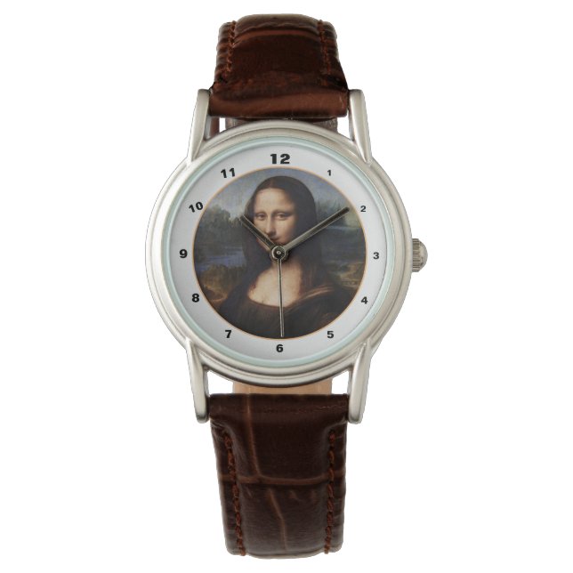 Montre Mona Lisa & Leonardo da Vinci /Italie vintage (devant)