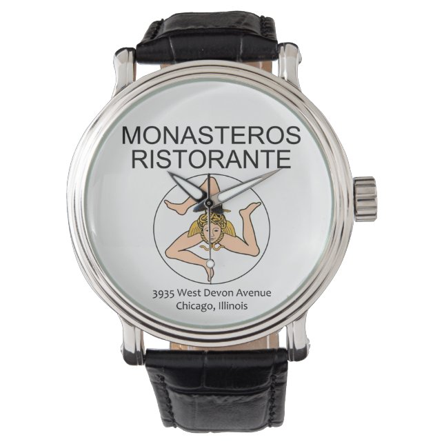 Montre Monasteros Ristorante, Chicago, Illinois (devant)