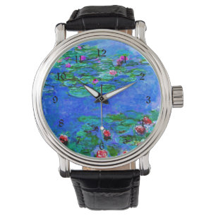 Montre Monet - Lys d'eau (rouge)