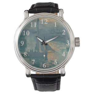 Montre Monet Sunrise Marine Impressionnisme peinture