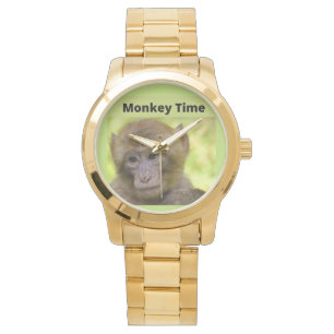 Montre Monkey Tine Gold Watch