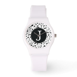 Montre Monogram J Music Notes Wrist Watch