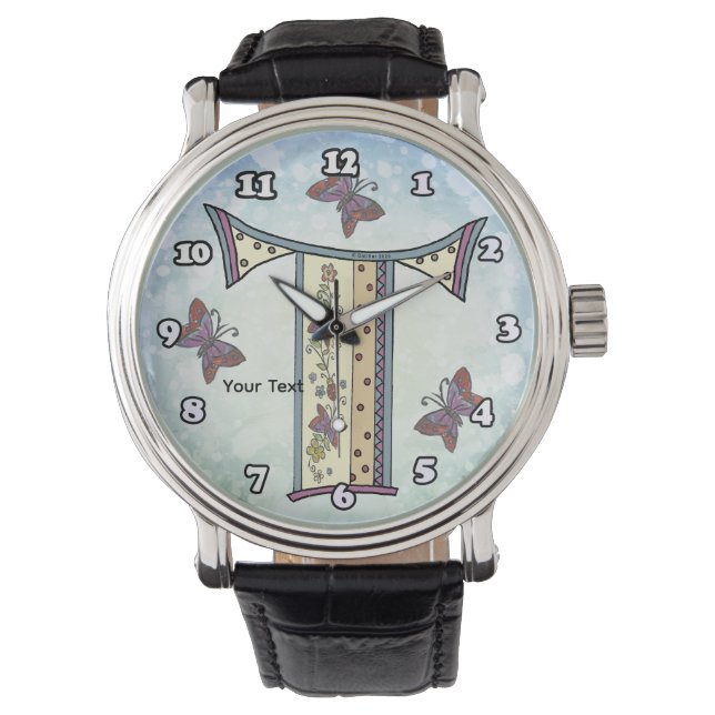 Montre Monogramme floral (devant)