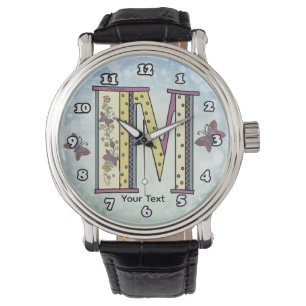 Montre Monogramme floral M