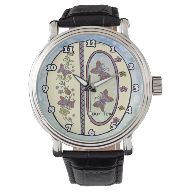 Montre Monogramme floral O (devant)