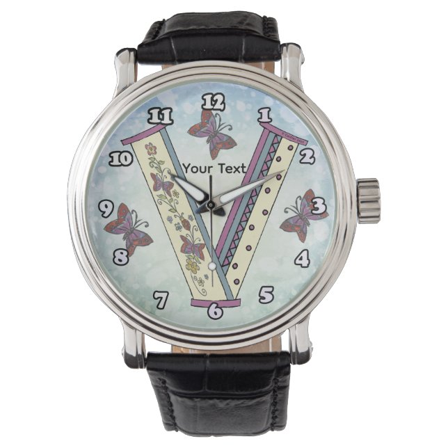 Montre Monogramme floral V (devant)