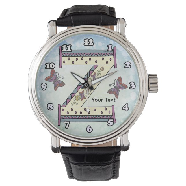 Montre Monogramme floral Z (devant)