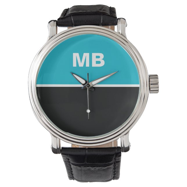 Montre Monogramme homme d'affaires moderne (devant)