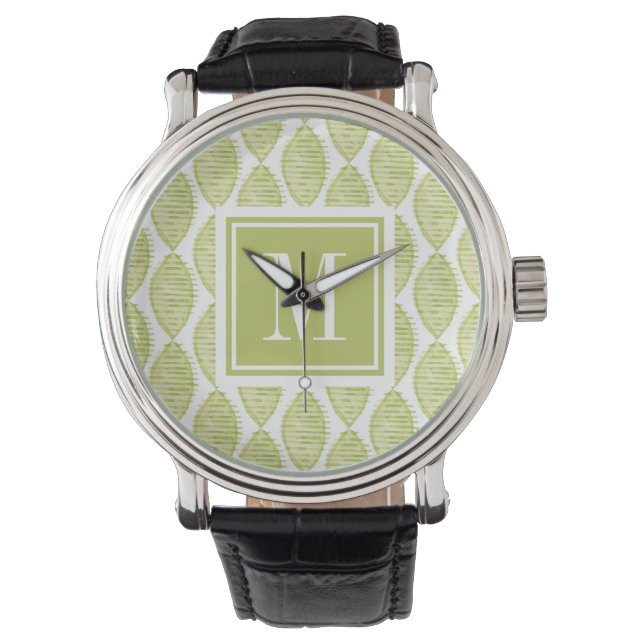 Montre monogramme | Hygge Flowers (devant)