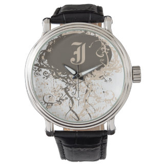 Montre Monogramme J moderne