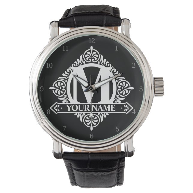 Montre Monogramme orné - Monographie (devant)