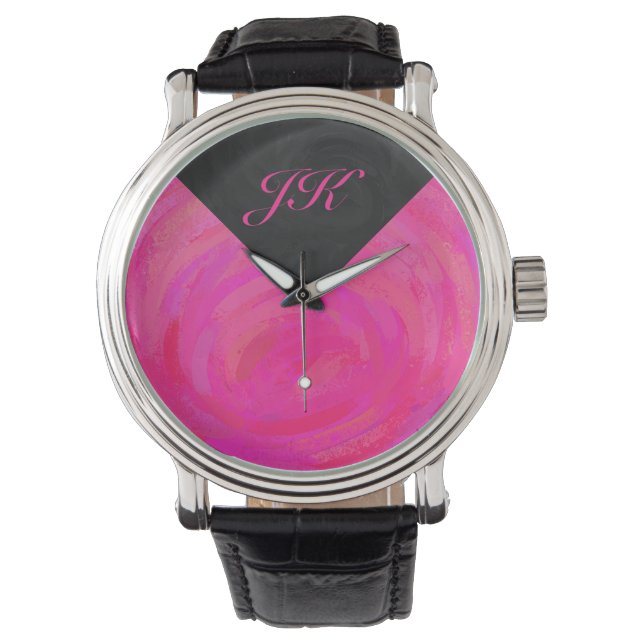 Montre Monogramme Passion Rose (devant)