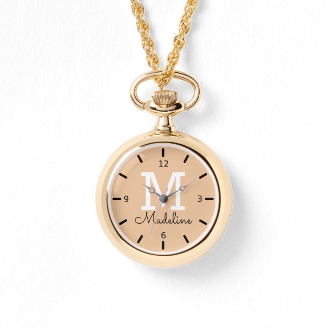 Montre Monogramme personnalisé (Recto)