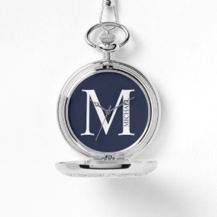 Montre Monogramme personnalisé et surveillance de poche d