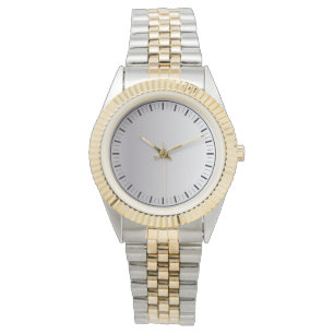 Montre Monogramme rustique masculin surdimensionné