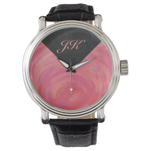 Montre Monogramme saumon Swirl
