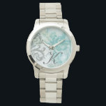 Montre Monogramme | Spray de fleurs II<br><div class="desc">Floral</div>