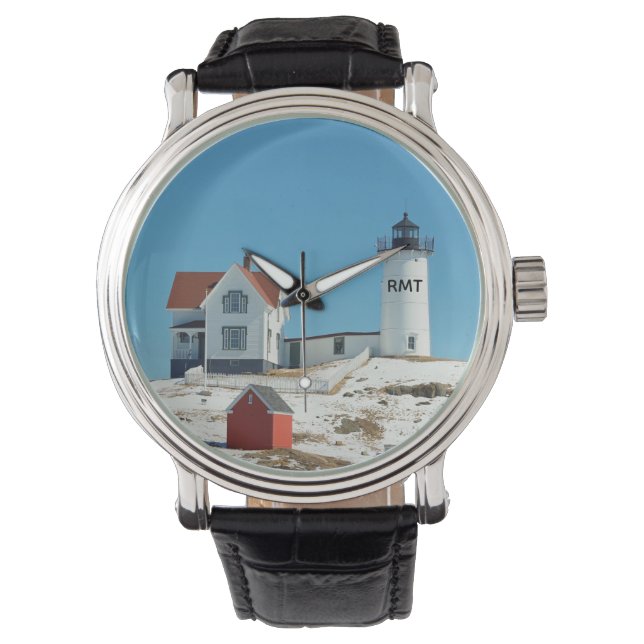 Montre Monogramme vintage Nubble Lighthouse (devant)