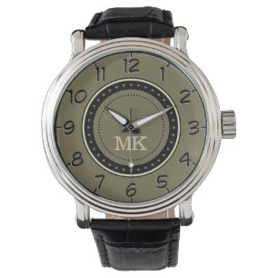 Montre Monogrammed Khaki, Restez à l'heure et à la tendan
